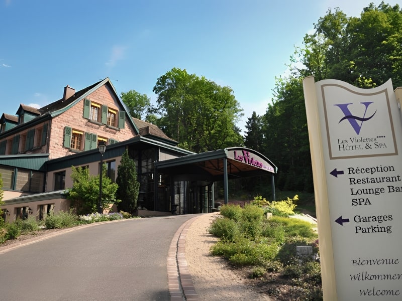 Hôtel Spa 4 étoiles les violettes en Alsace